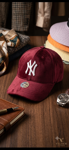 کلاه مخمل طرح NY